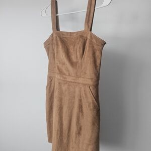 Abercrombie & Fitch Brown Suede Mini Dress